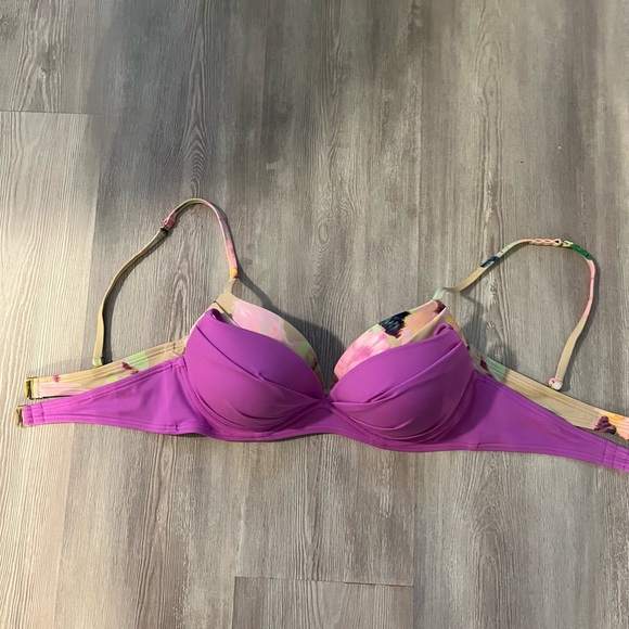 Victoria’s Secret angel multi-way convertible floral bikini top - Picture 9 of 16